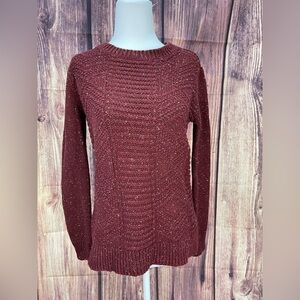 Hollister cotton wool blend long sleeve crew neck sweater women’s size S